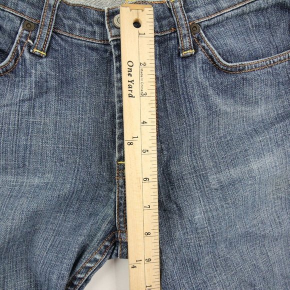 X2 Denim Laboratory Womens Boot Leg Jeans Light Wash Low Rise Size 6 Long - Picture 5 of 10